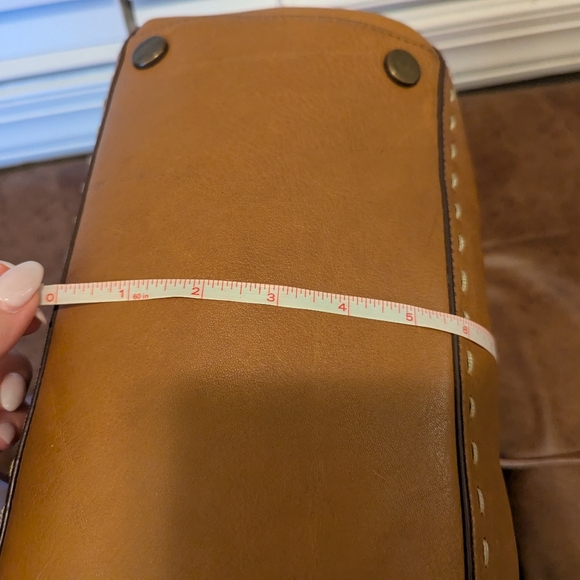 Fossil Brown Leather Tote Bag - Picture 15 of 16